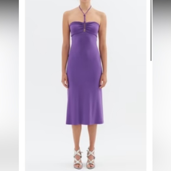 NWT IRO Paris zaret dress in purple as seen on young & the restless sz 34/us 6